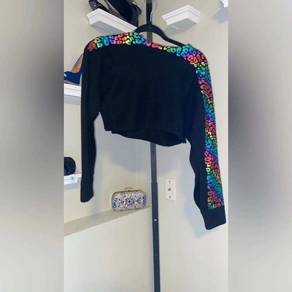 THREADS OF PRVLG
Black Leopard-print Cashmere Jumper - Picture 4 of 13